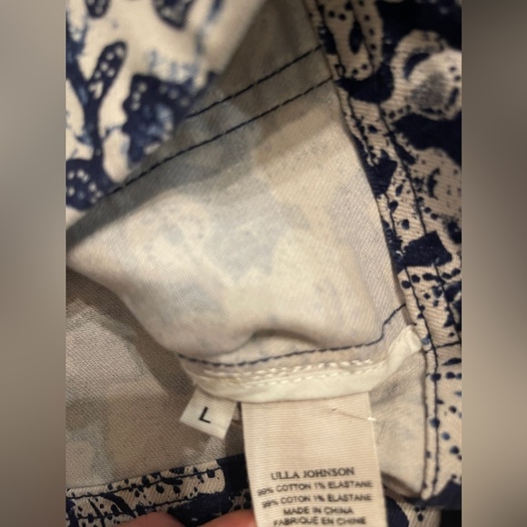 Ulla Johnson Denim Floral Griffin Jacket size Large, sold out everywhere​ - Picture 7 of 8